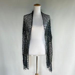 Woven Netting Ombré Shawl